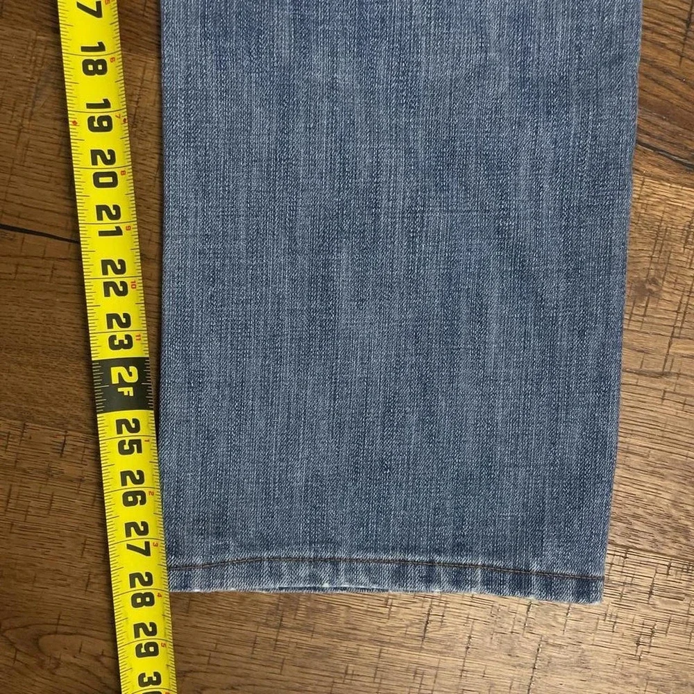 True Religion Baggy Denim Jeans Mens 33x28 Blue Streetwear Horseshoe Flap Pocket